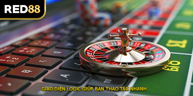 Giao diện logic giúp bạn thao tác nhanh